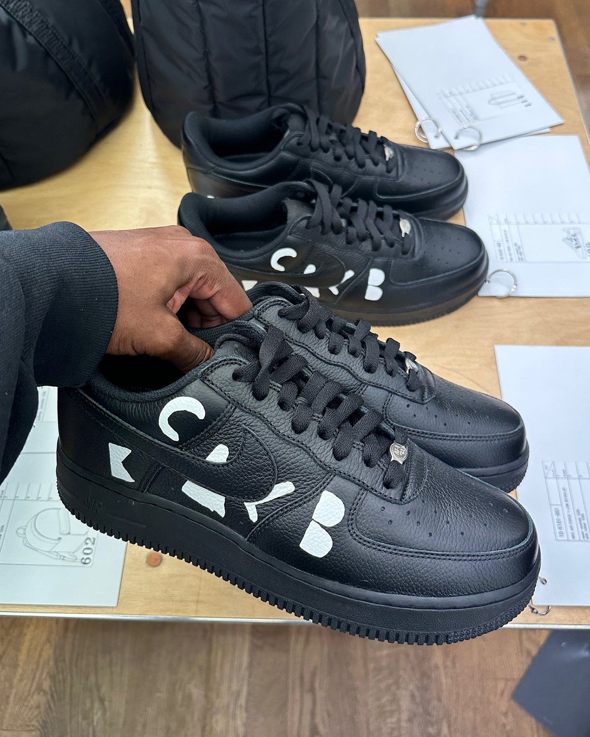 Comme Des Garcons Black Nike Air Force 1 Low Ss25 1