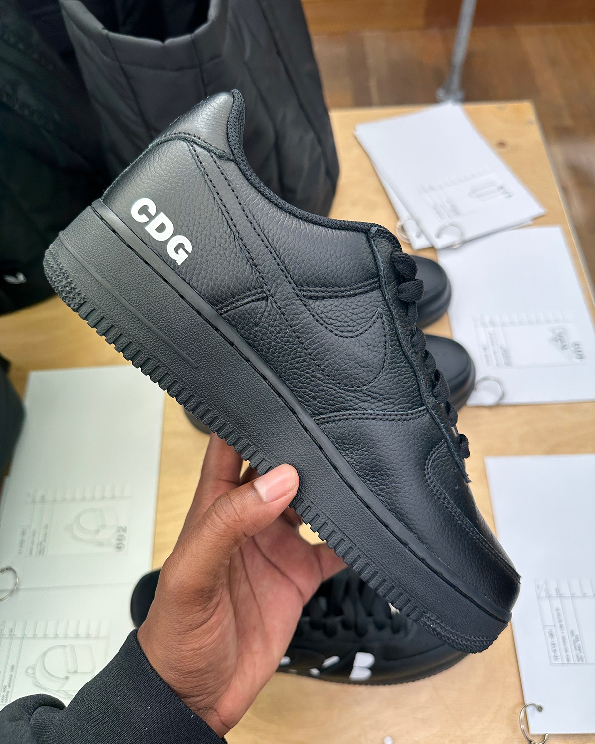 Comme Des Garcons Black Nike Air Force 1 Low Ss25 2