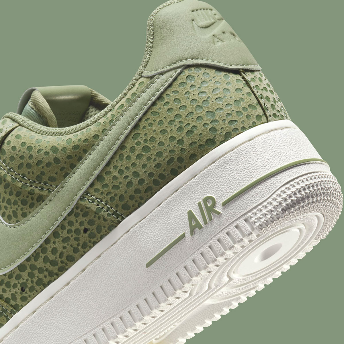 Nike Air Force 1 Low Womens Safari Oil Green Fv6519 200 8 602776