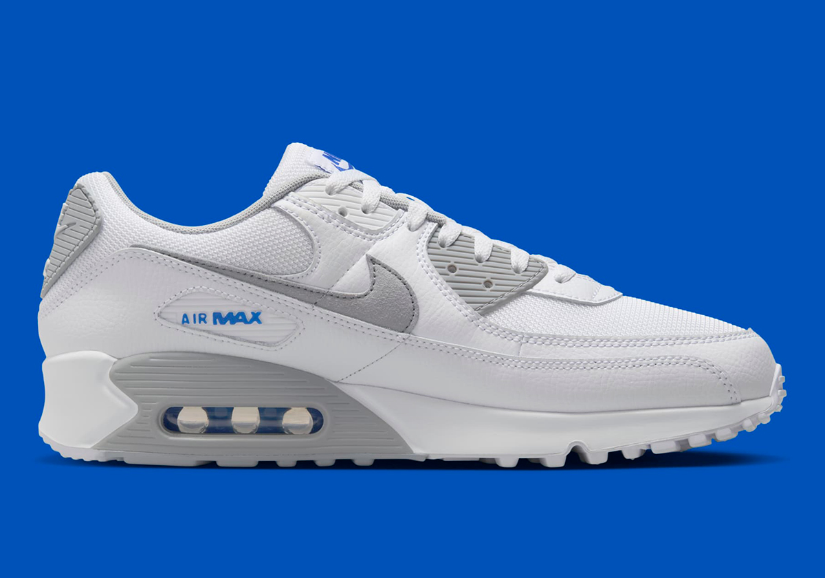 Nike Air Max 90 White Light Smoke Grey Racer Blue Hm0705 100 4