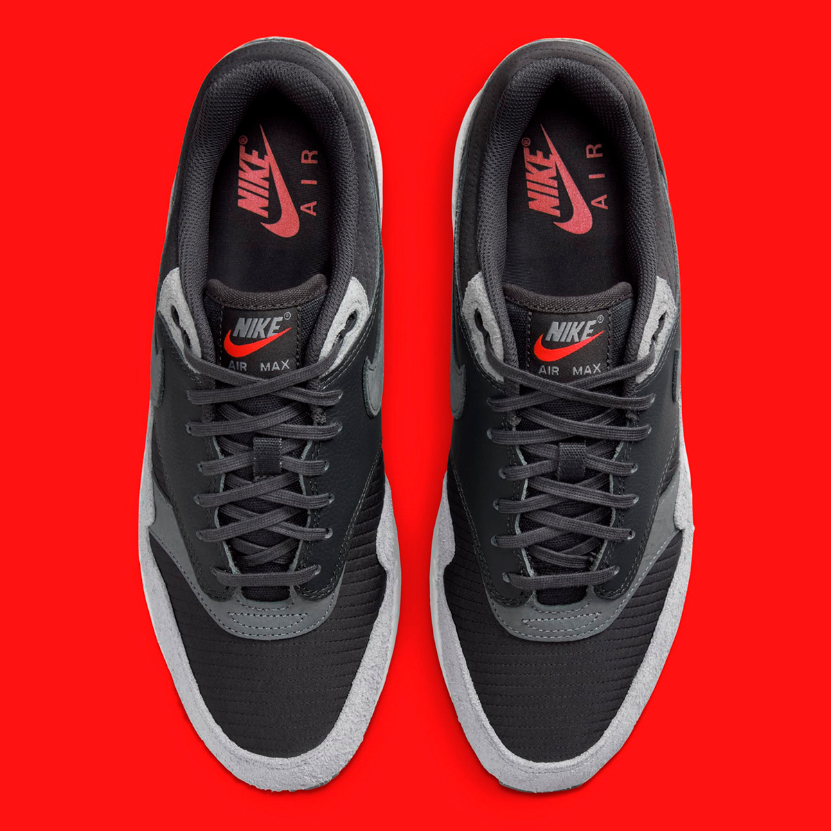 Nike Air Max 1 Dark Smoke Grey Flash Crimson Hj9292 070 7