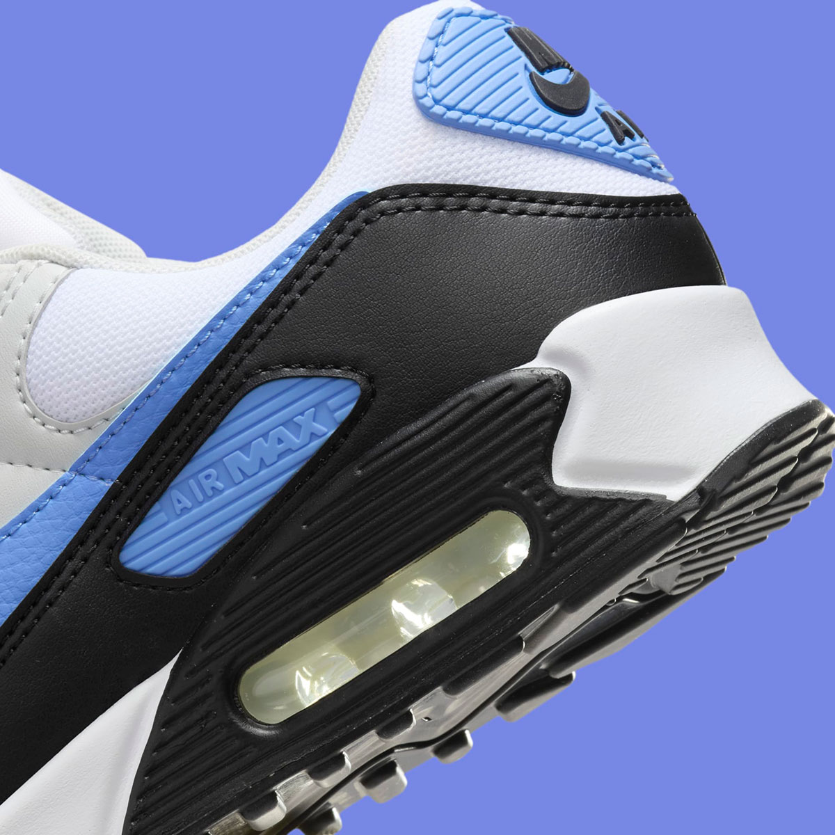 Nike Air Max 90 White Black Light Blue Dh8010 106 5