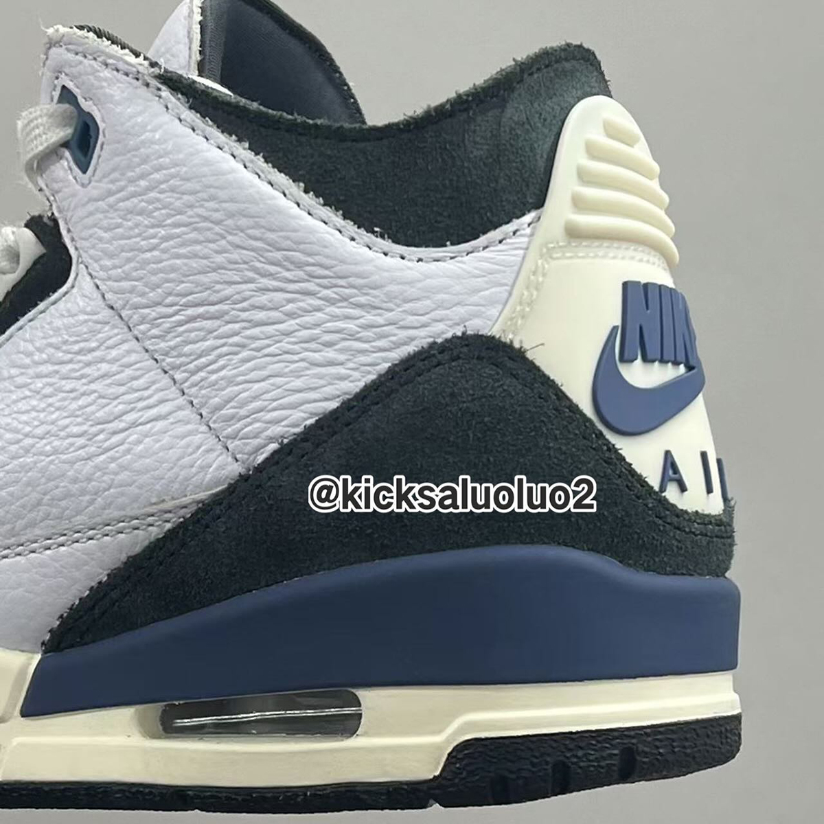 A Ma Maniere Air Jordan 3 Grey Blue Release Info 2