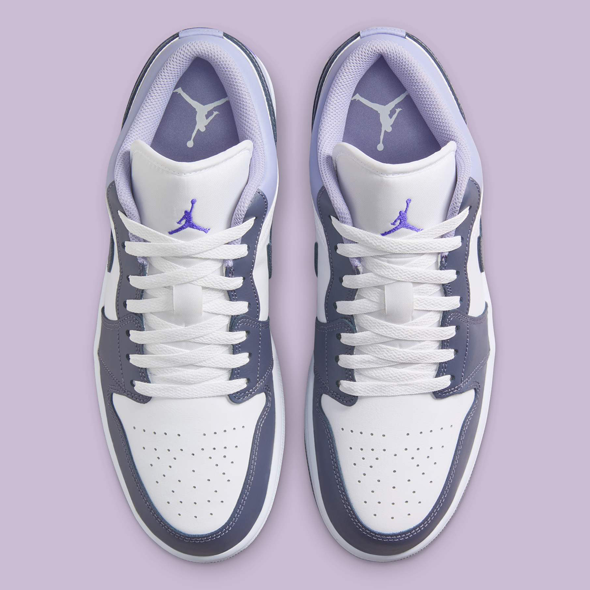 Air Jordan 1 Low Purple White 553558 145 3